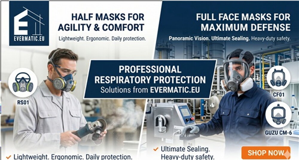 full face masks and half masks evermatic