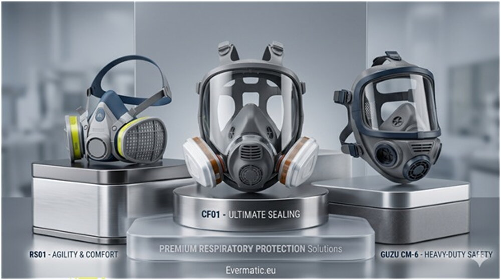 half masks and full face masks evermatic blog
