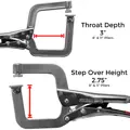 Fireball Tool Mantis Grip Pliers (2-Pack)