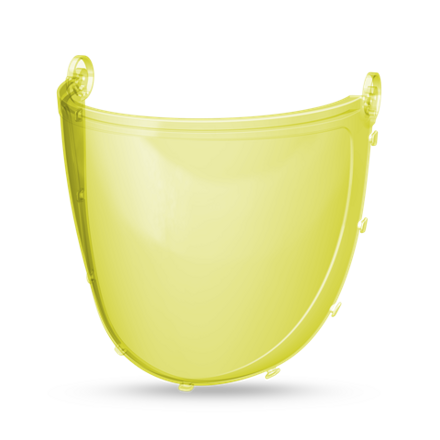 CleanAIR Spare grinding visor polycarbonate, optical class 1, yellow