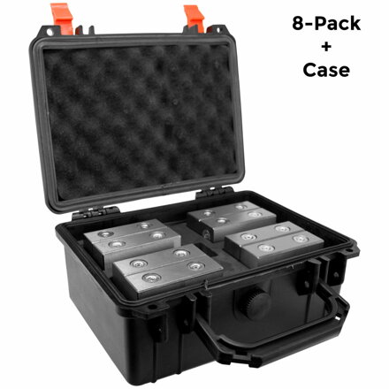 Fireball Tool Magnetic 25-50-75 Blocks (8-Pack + Case)
