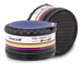 Filters for powered air purifying respirators, half masks and full face masks
