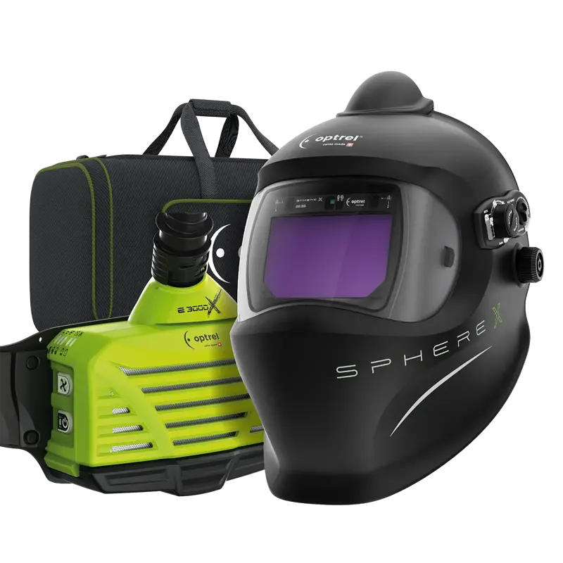 Optrel Ready 2 Weld package sphereX 2.5 pure air + PAPR welding helmet with e3000X (ATEX)