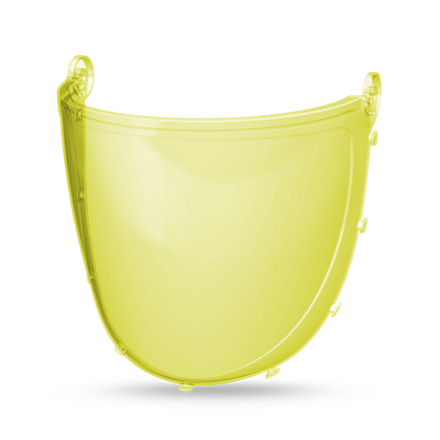 CleanAIR CA-40 Spare grinding visor polycarbonate, optical class 1, yellow