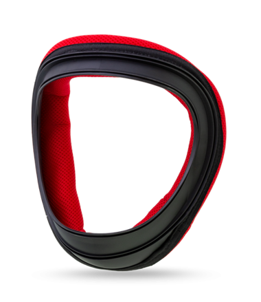 CleanAIR Face seal UniMask, red