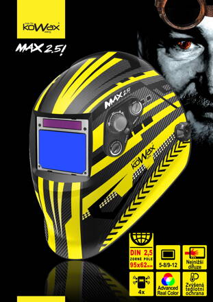 Kowax KWX730ARC MAX 2,5 welding helmet