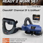 CleanAIR Ready 2 Work set - Chemical 2F & UniMask