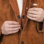Weldas Lava Brown™ split cowleather welding jacket Weldas Lava Brown™ split cowleather welding jacket