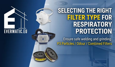 Selecting the right filter type for respiratory protection while welding