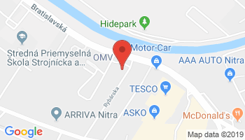 Google map: Bratislavská 7, 949 01 Nitra